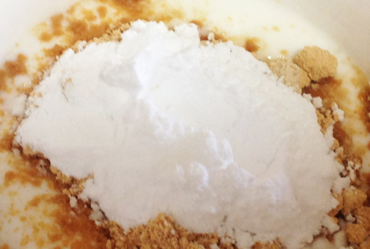 はぐくみオリゴ＋ヨーグルト＋きな粉